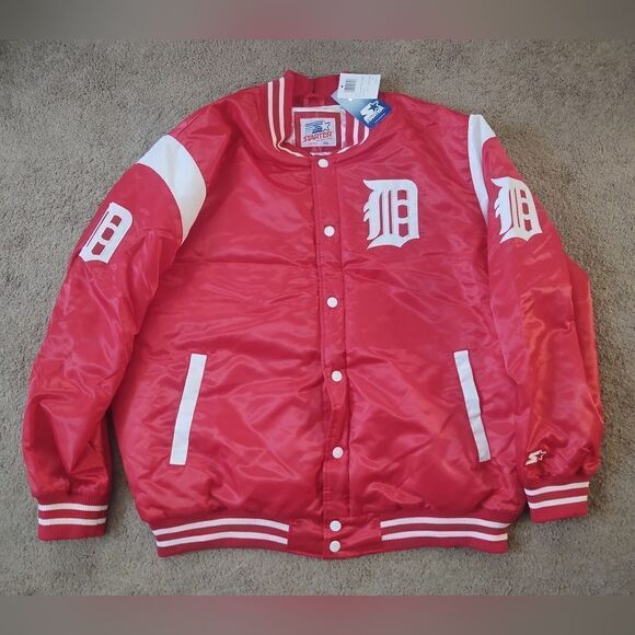 Starter x Ty Mopkins Detroit Tigers MLB Satin Jacket Men's Size 3XL BRAND NEW - Picture 1 of 9